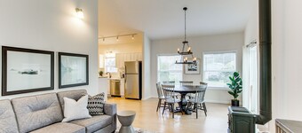 Airy Coastal Escape w/ Deck - Steps to Beach!