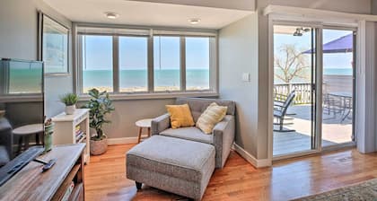 Lakefront Family Retreat w/ Grill: Steps to Beach!