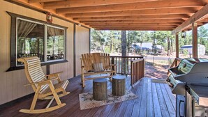Unclassified image, 2 of 21, button - Large Deck, Grill: Pet-friendly Show Low Retreat! (Show Low)