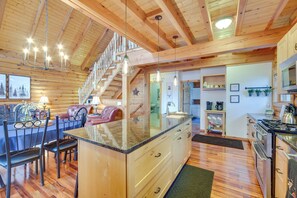 House (4 Bedrooms) | Interior - Modern Log Cabin w/ Rec Room, Steps to Lake! (Pine City)