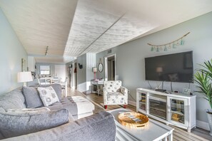 Front of property - Balcony & Views: Sunny Indian Shores Condo! (Indian Shores)