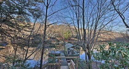Spacious Waterfront Retreat w/ Dock & Hot Tub