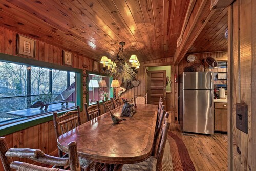 Spacious Waterfront Retreat w/ Dock & Hot Tub