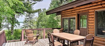 Rustic Cozy Cabin on Island Lake w/ Fire Pit, Dock