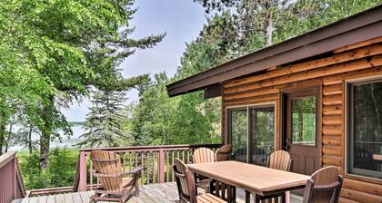Rustic Cozy Cabin on Island Lake w/ Fire Pit, Dock