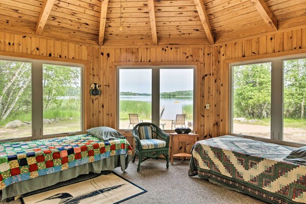 House (5 Bedrooms) | Interior - Rustic Cozy Cabin on Island Lake w/ Fire Pit, Dock (Park Rapids)