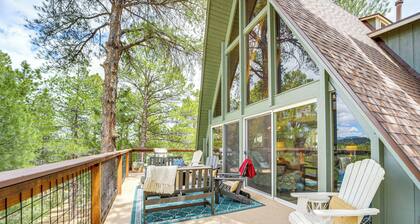 Flagstaff A-frame Cabin w/ Deck & Lovely Views!