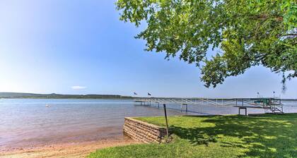Lakefront Retreat w/ Pier, Bar Hut & Fireplace!