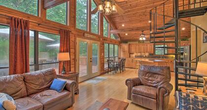 Waterfront Lake Dardanelle Home w/ Dock & Fire Pit