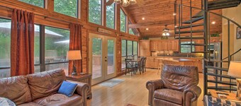 Waterfront Lake Dardanelle Home w/ Dock & Fire Pit