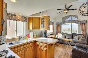 House (1 Bedroom) | Interior - Boat Launch + Mountain Views: Lake Havasu Cabin (Lake Havasu City)