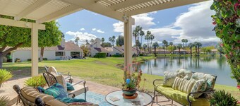 Mtn-view Rancho Mirage Condo w/ Lakefront Patio