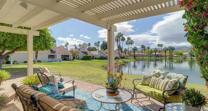 Mtn-view Rancho Mirage Condo w/ Lakefront Patio