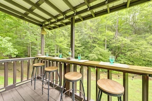 House (2 Bedrooms) | Interior - Hill Side: Cosby 'cozy Cove' Cabin w/ Deck (Cosby)