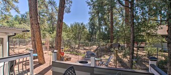 Peaceful Deck + Fire Pit: Payson Home!