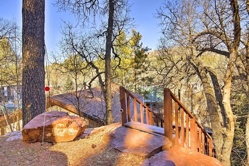 Patio, Grill + Mogollon Rim Views: Payson Cabin