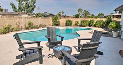 Fire Pit, Heated Pool: Central Tempe Escape!
