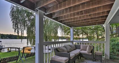 Cozy Lakefront Lapeer House w/ 2 Paddle Boats!