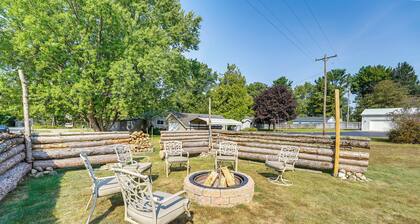 Scenic Ludington Home ~ 1 Mi to Lake Michigan