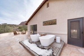 Terrace/patio - Secluded Sedona Escape w/ Patio & Red Rock Views! (Sedona)