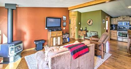 Lakefront Cabin w/ Stunning Mountain Views & Dock!