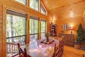 House (2 Bedrooms) | Interior - Roomy Riverfront 'trout Valley Cabin' w/ Porch! (Mountain View)
