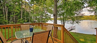 Scenic Lyman Home on Swan Pond w/ Wraparound Deck!