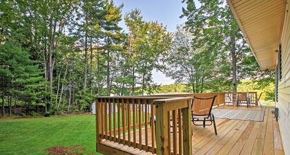 Scenic Lyman Home on Swan Pond w/ Wraparound Deck!