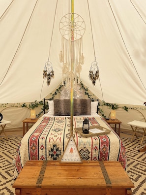 1 室のベッドルーム、ベッドシーツ