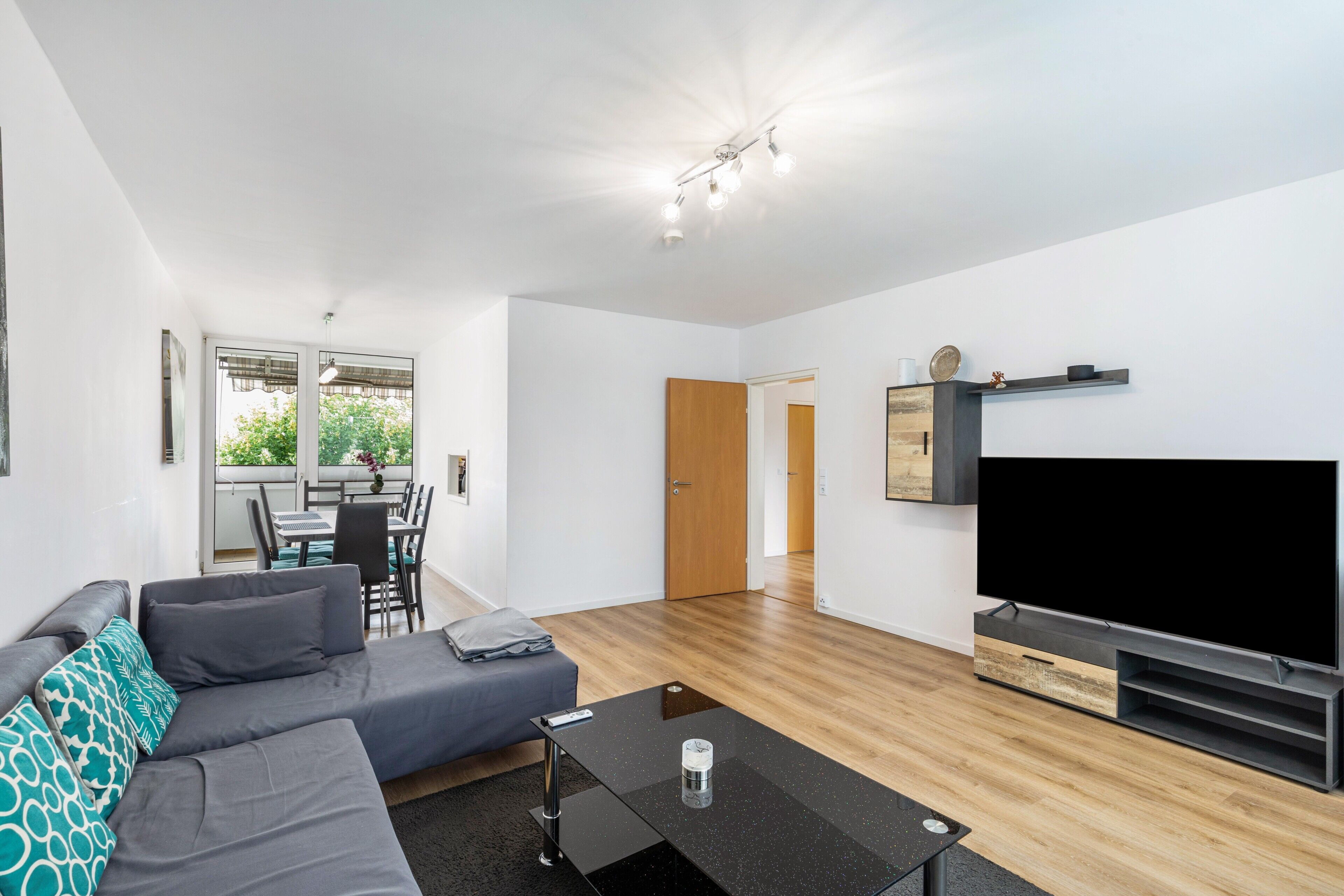 Een televisie en streamingdiensten