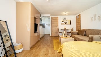 1 Schlafzimmer, Bügeleisen/Bügelbrett, kostenloses WLAN, Bettwäsche