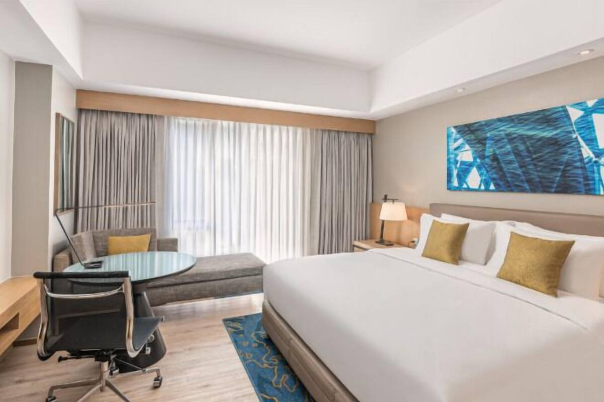 Ropa de cama de alta calidad y minibar