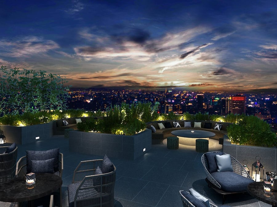 2 Bars/Lounges, Bar auf der Dachterrasse