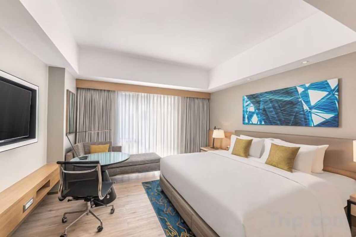 Ropa de cama de alta calidad y minibar 