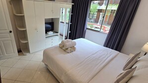 1 bedroom, in-room safe, iron/ironing board, travel crib
