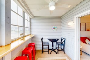 Dining - Sanibel Village condo with pools, tennis/pickleball, shared grill, & sunroom (Rehoboth Beach)