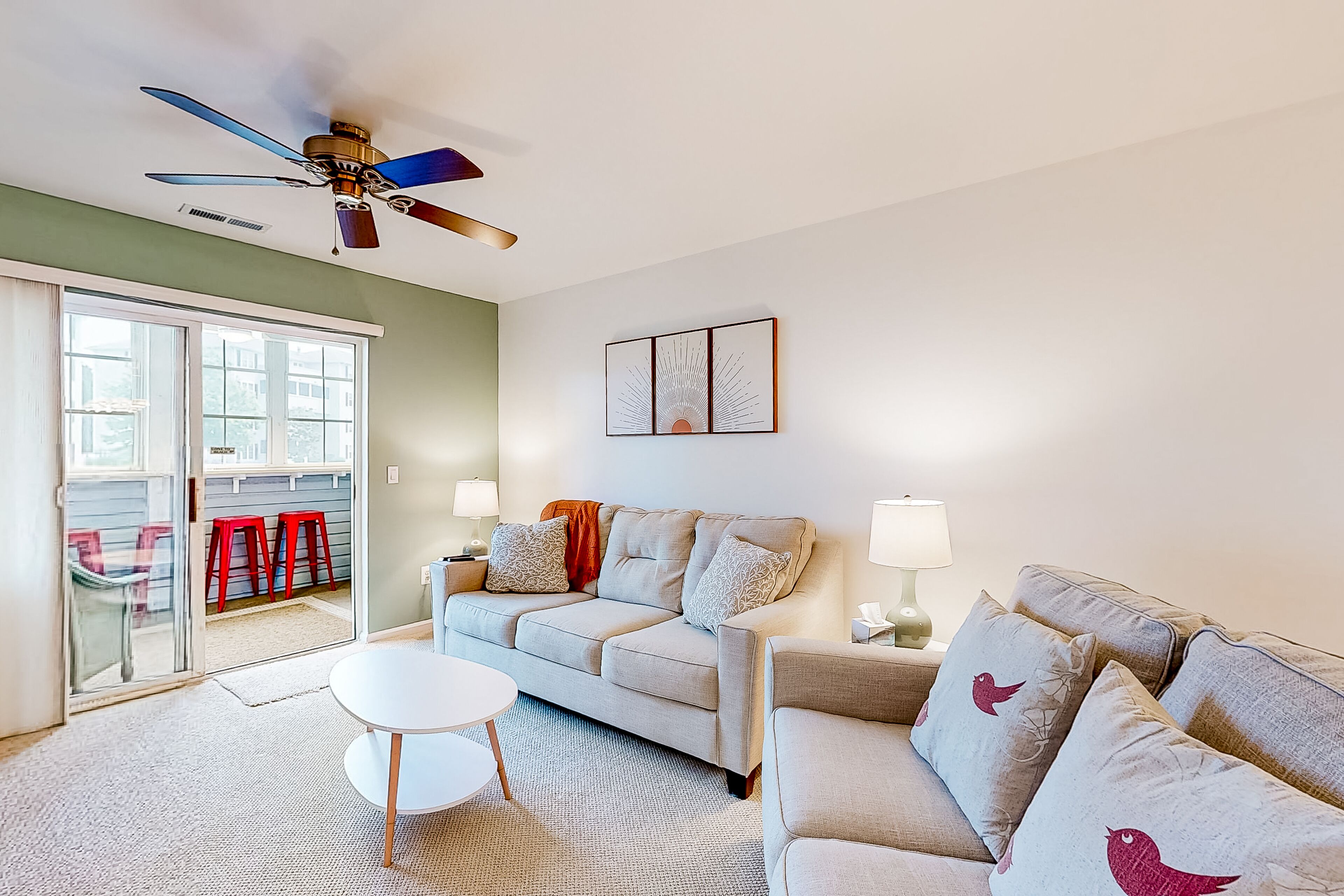 Sanibel Village condo with pools, tennis/pickleball, shared grill, & sunroom