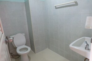 Deluxe Double Room | Bathroom | Shower, towels, toilet paper