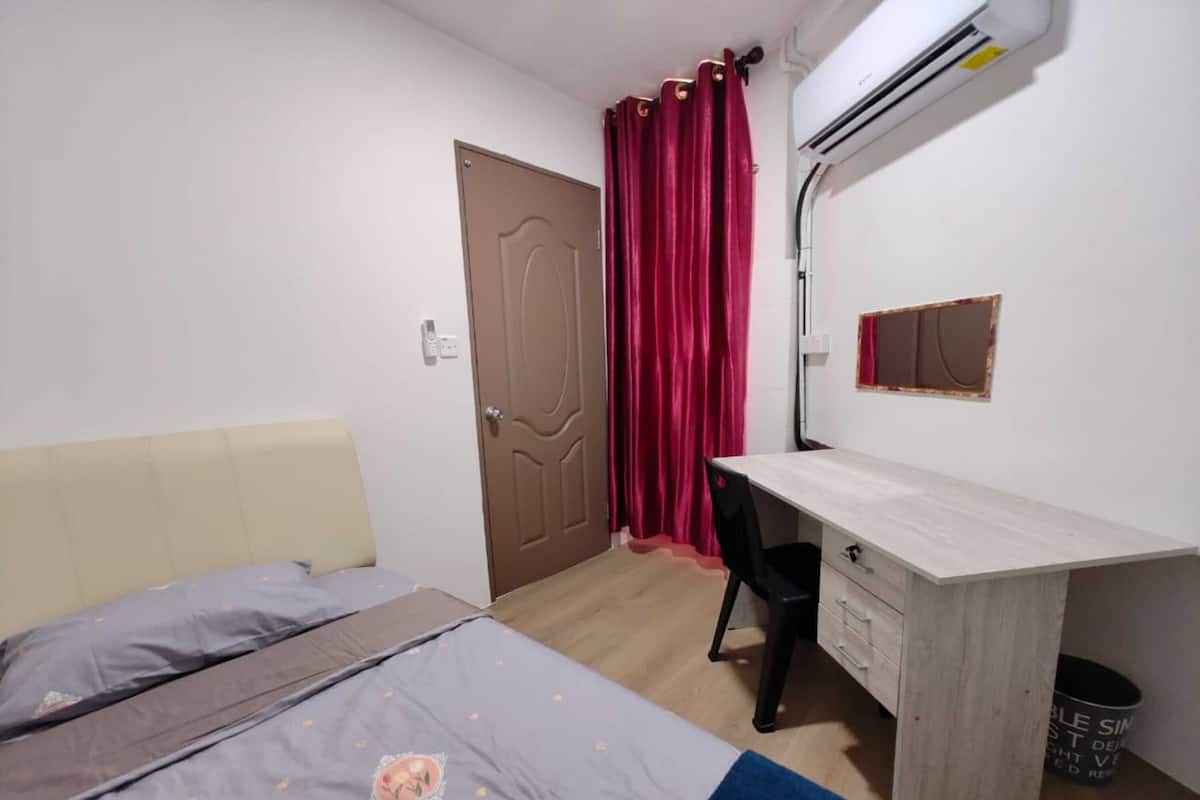 Single Room | 1 bilik tidur, ruang kerja komputer riba, Wi-fi percuma, cadar katil