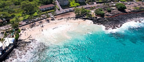Beach nearby, beach towels