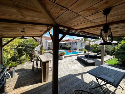Villa avec piscine sur le Bassin d’Arcachon - La Hume
