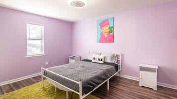2 bedrooms, iron/ironing board, free WiFi, bed sheets
