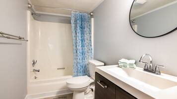 Towels, soap, toilet paper