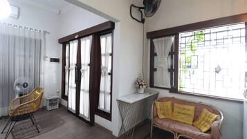 Villa, 3 Bedrooms, Balcony | Living area | Flat-screen TV