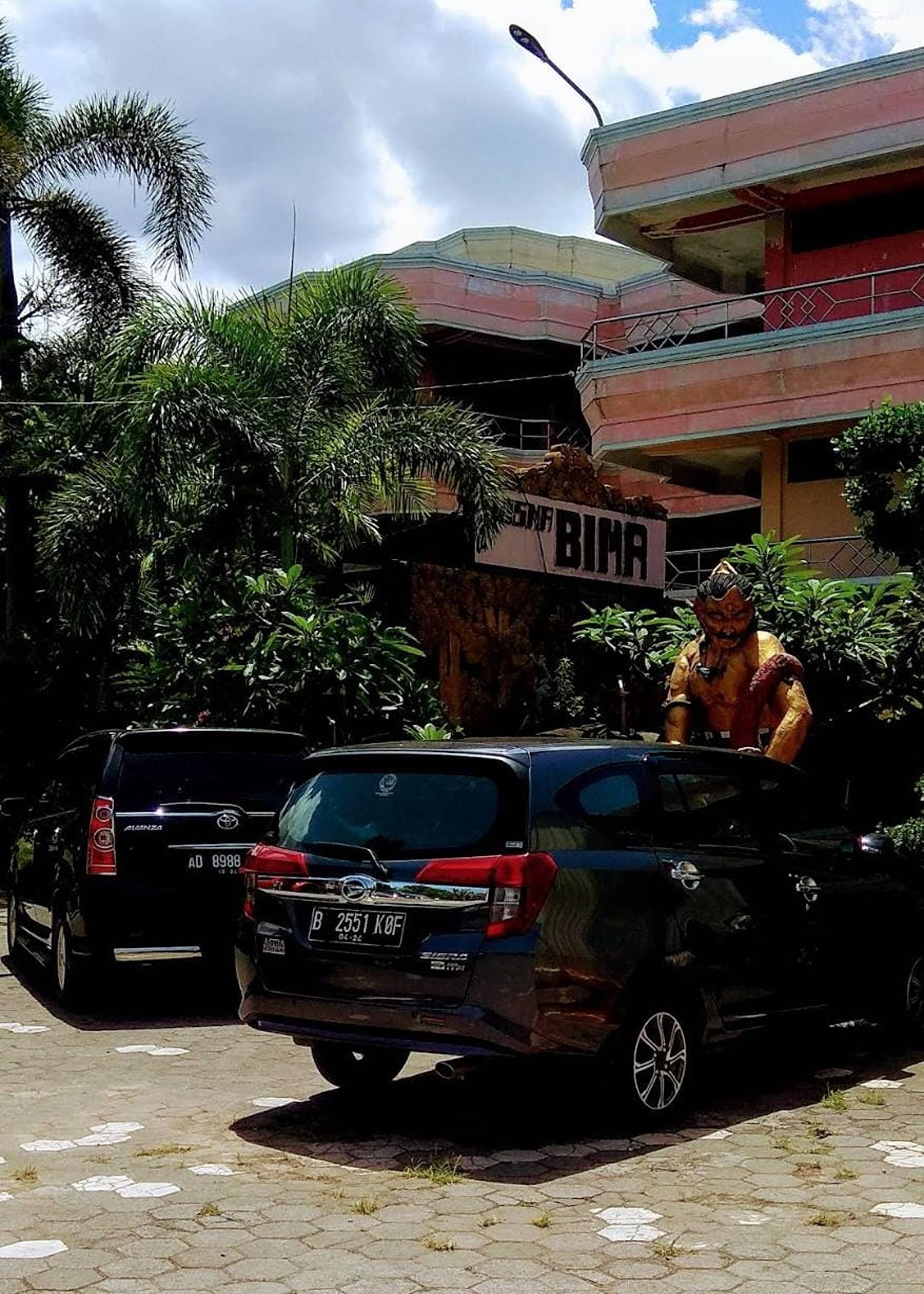 A building with a sign that reads "BIMA".