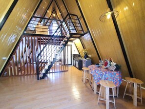 Panoramic Bungalow | Private kitchen | Mini-fridge, stovetop, rice cooker, cookware/dishes/utensils - Suha retreat Soc Son (Hanoi)