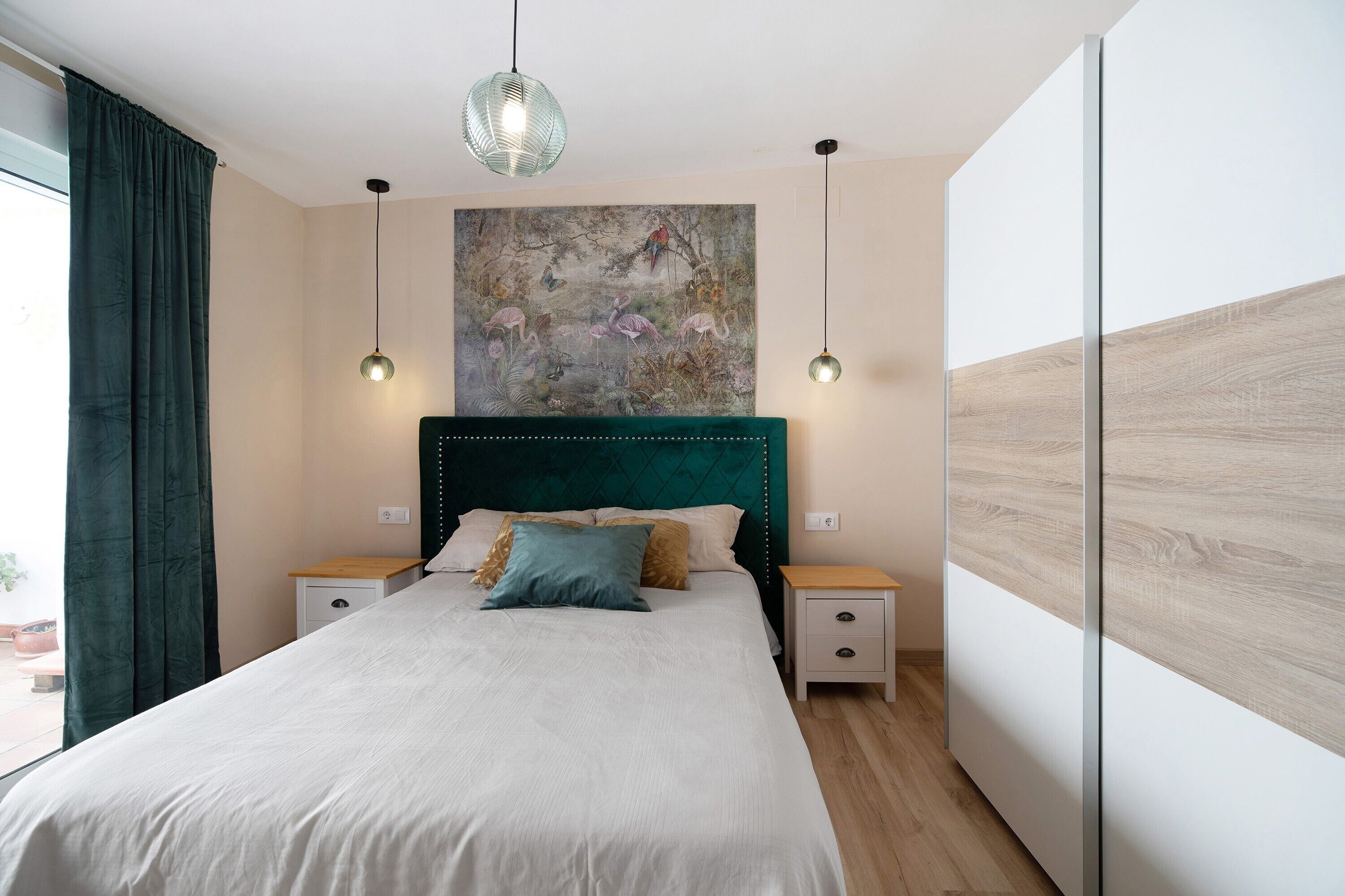 1 makuuhuone, silitysrauta/-lauta, ilmainen Wi-Fi, vuodevaatteet