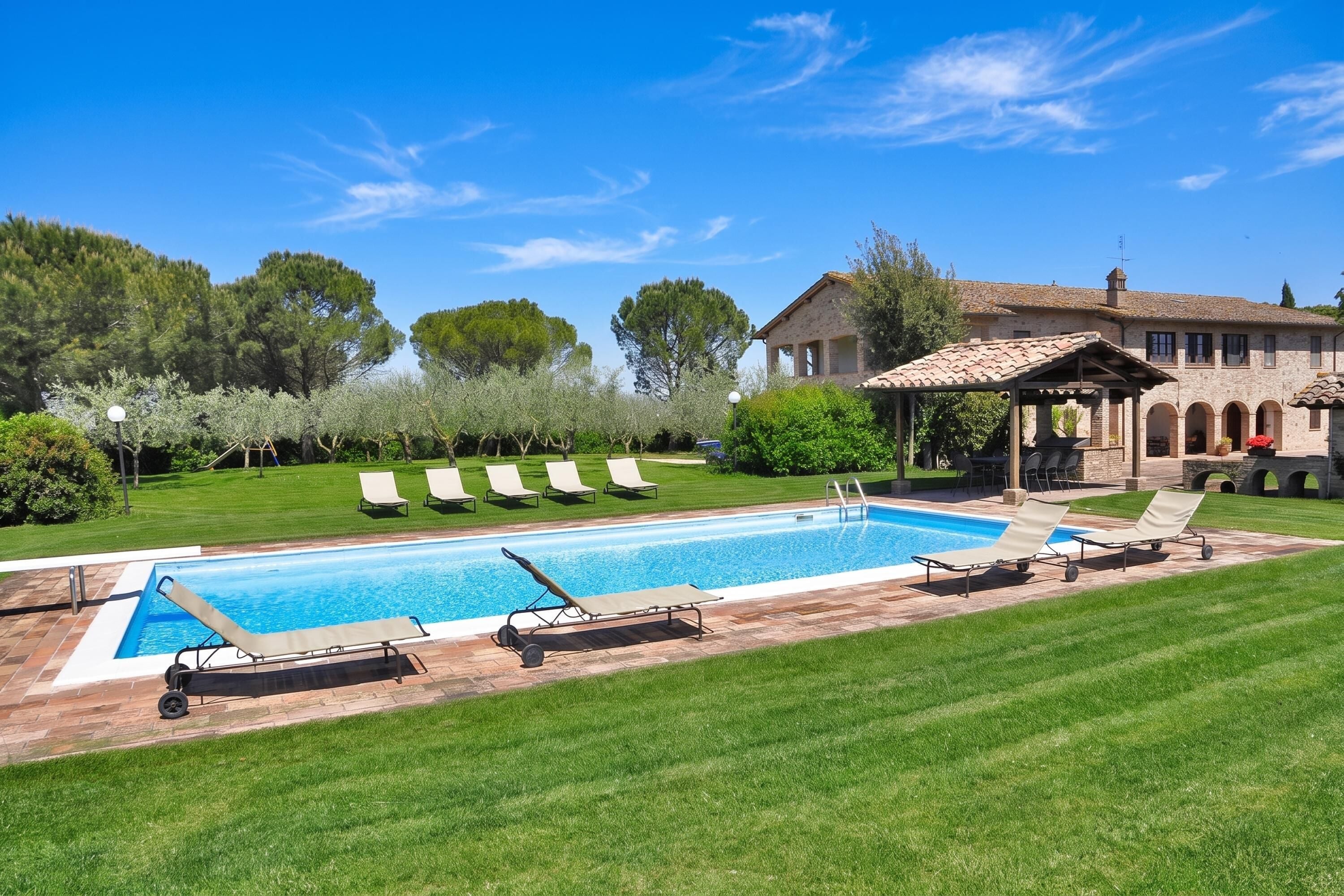 Family Villa, 6 Bedrooms, Fireplace, Mountainside (Villa del Colle) | Pool