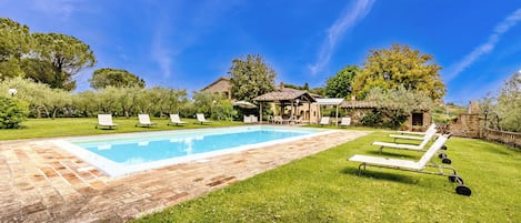 家庭別墅, 6 間臥室, 壁爐, 山間 (Villa del Colle) | 游泳池 | 季節性室外游泳池