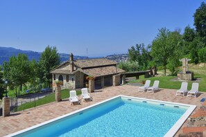 Family Villa, 3 Bedrooms, Microwave, Mountainside (Villa San Martino) | Pool | Seasonal outdoor pool - Villa San Martino (Torgiano)